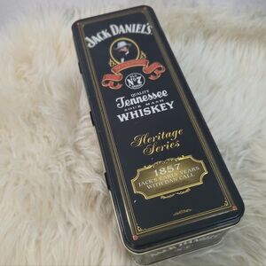 Jack Daniel 1857 No.7 Tennessee Whiskey Heritage Vintage Hinged Tin Box
